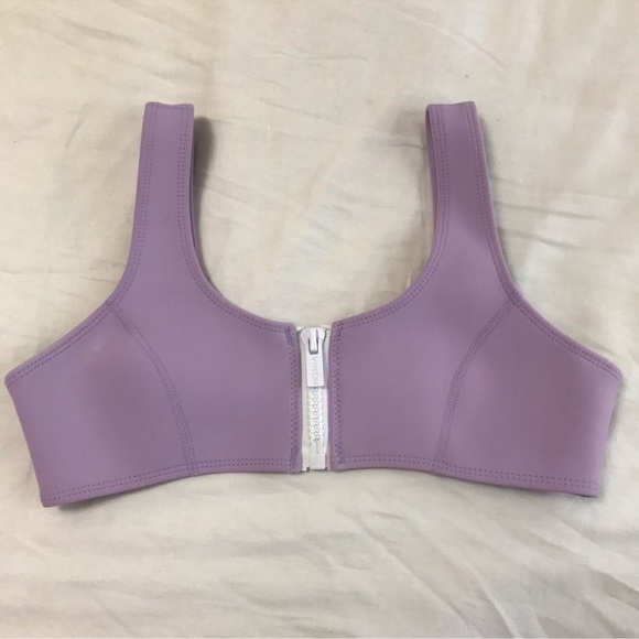 HOAKA Neopren Bikini Top Purple Size Medium - Picture 2 of 6